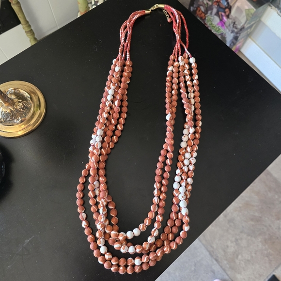 J.Jill Gorgeous Pure Jill Tie-Dye-Print Multistrand Necklace - Picture 4 of 7